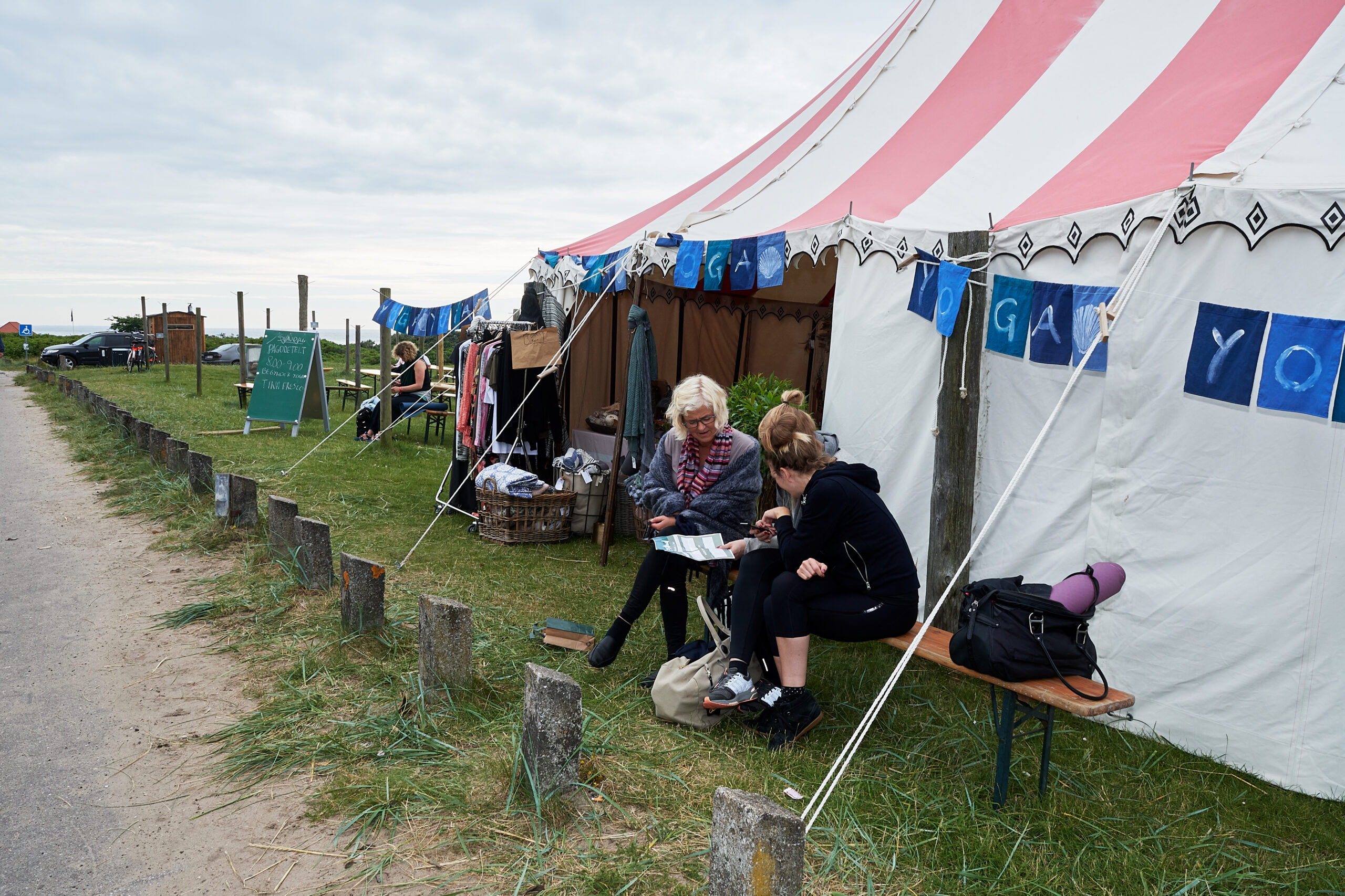 Stemning på Tisvilde Yogafestival